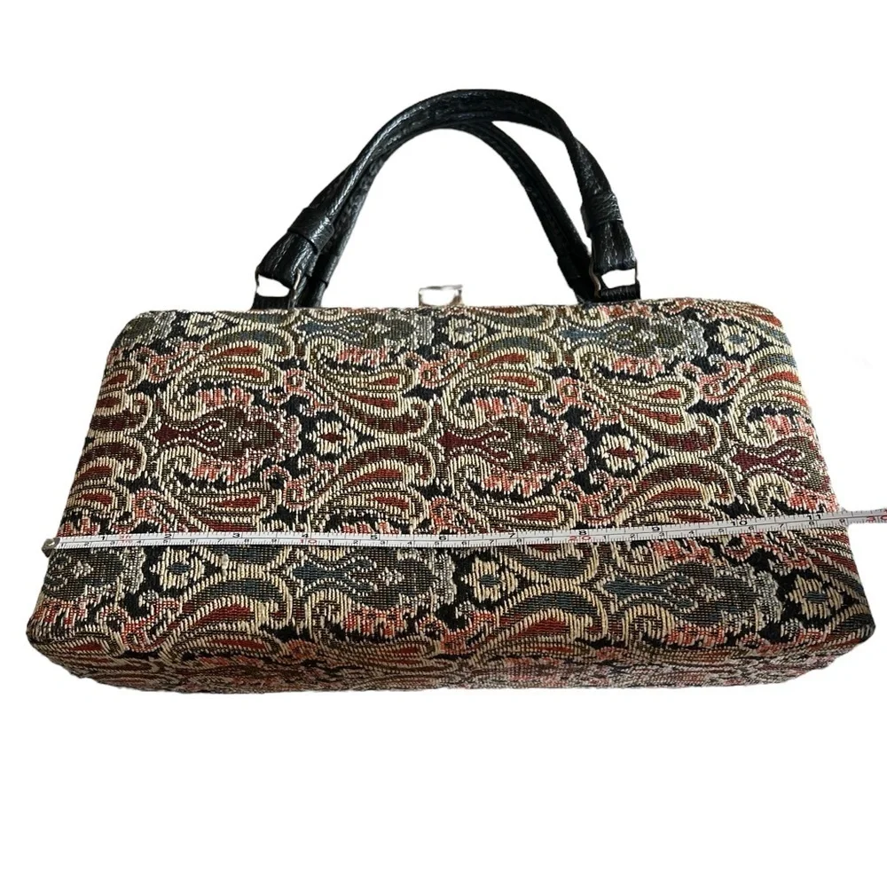 Vintage Tapestry Handbag Purse Boho Grannycore Cottagecore